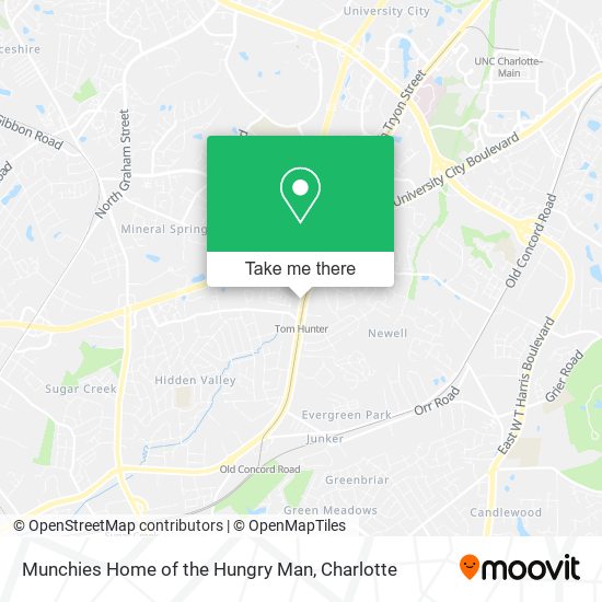 Mapa de Munchies Home of the Hungry Man