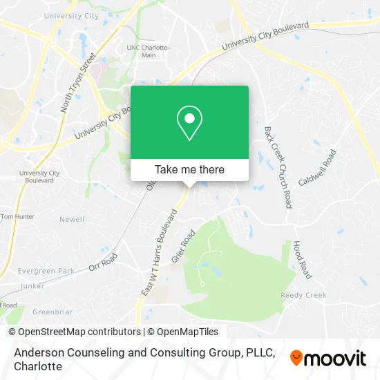Mapa de Anderson Counseling and Consulting Group, PLLC