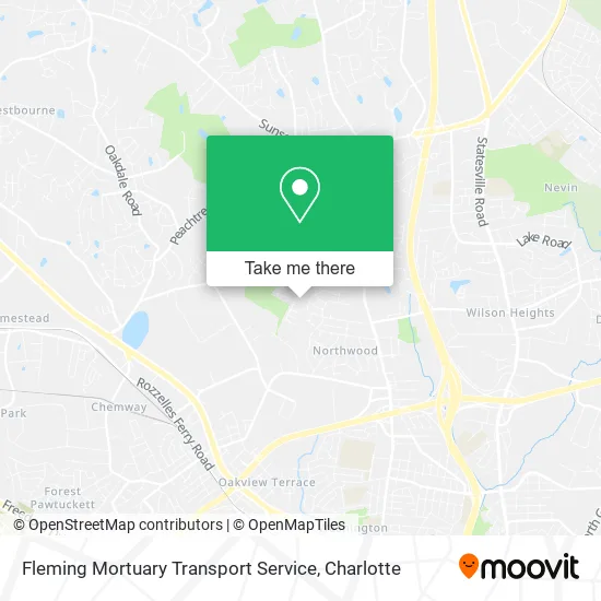 Fleming Mortuary Transport Service map