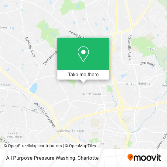 All Purpose Pressure Washing map