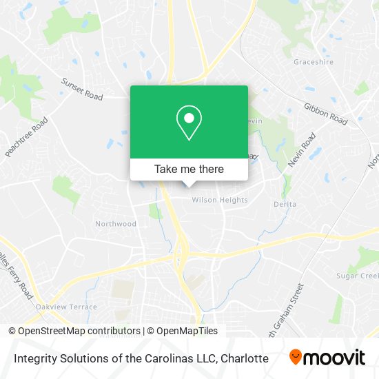 Integrity Solutions of the Carolinas LLC map