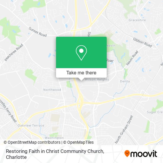 Restoring Faith in Christ Community Church map