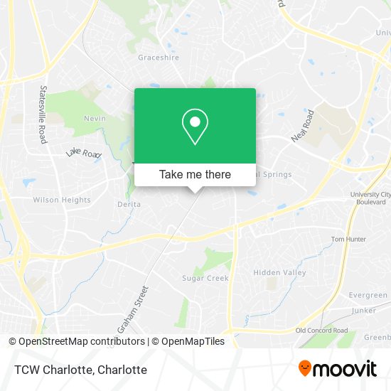 Mapa de TCW Charlotte