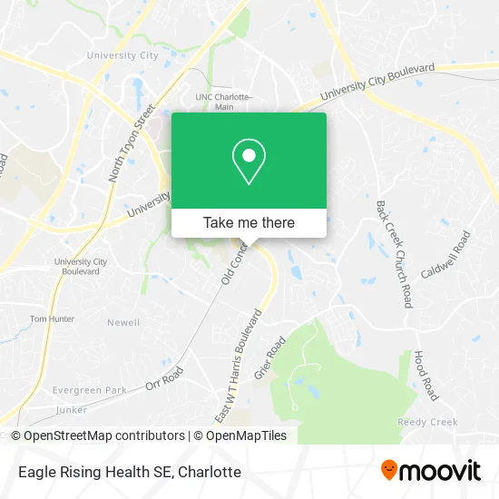 Eagle Rising Health SE map