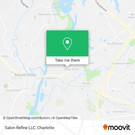 Salon Refine LLC map