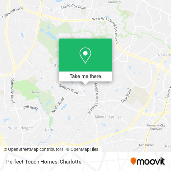 Perfect Touch Homes map