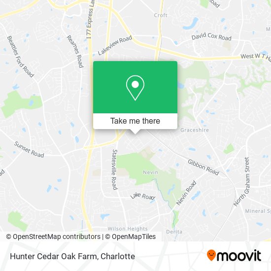 Hunter Cedar Oak Farm map