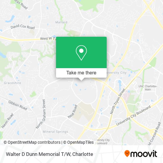 Mapa de Walter D Dunn Memorial T/W