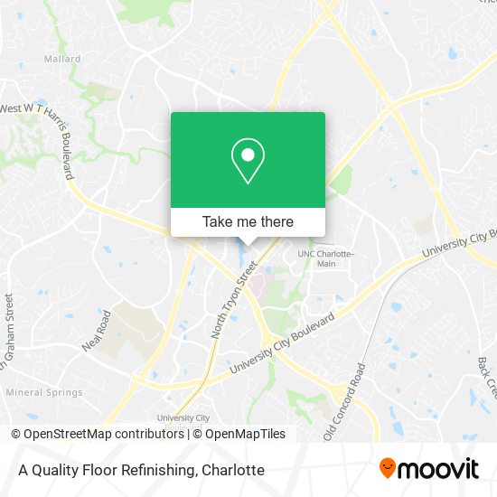 A Quality Floor Refinishing map