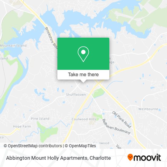 Abbington Mount Holly Apartments map