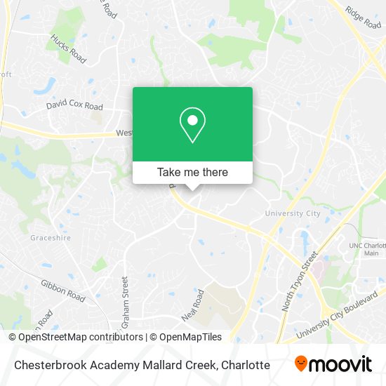 Mapa de Chesterbrook Academy Mallard Creek