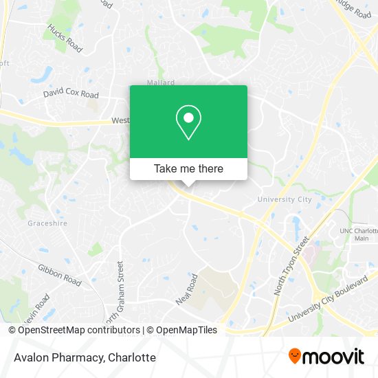 Mapa de Avalon Pharmacy