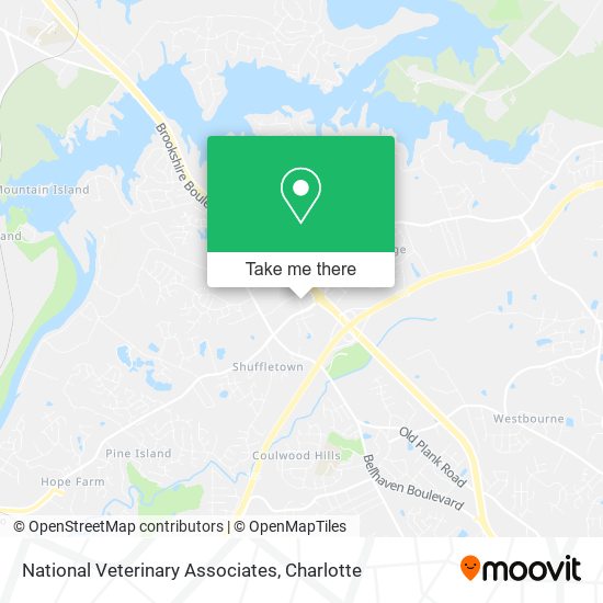National Veterinary Associates map