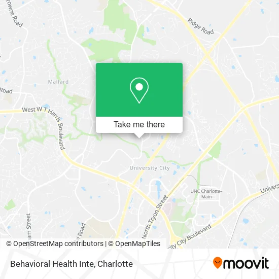Mapa de Behavioral Health Inte