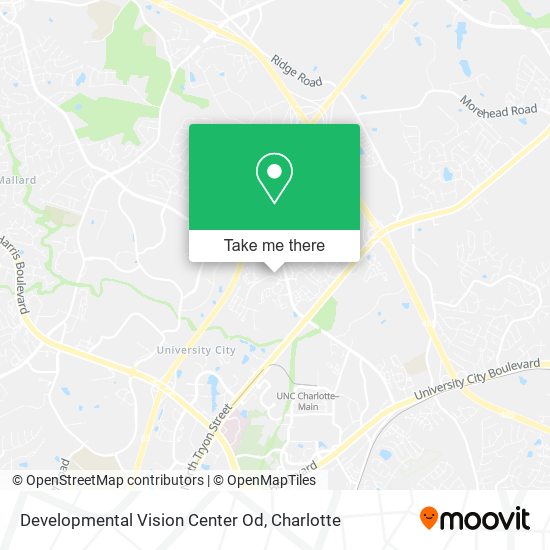 Developmental Vision Center Od map