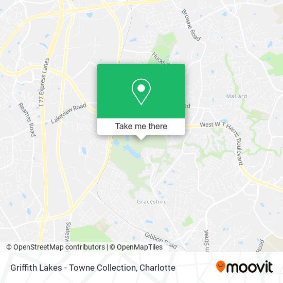 Mapa de Griffith Lakes - Towne Collection