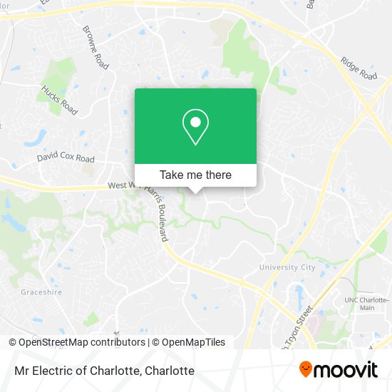 Mapa de Mr Electric of Charlotte