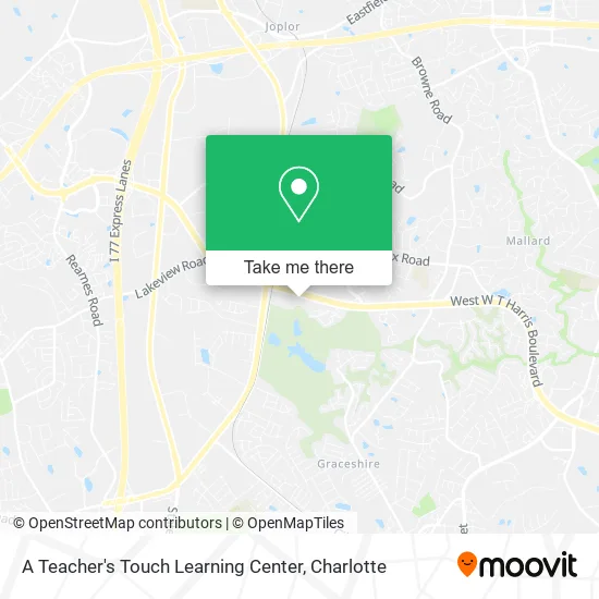 A Teacher's Touch Learning Center map