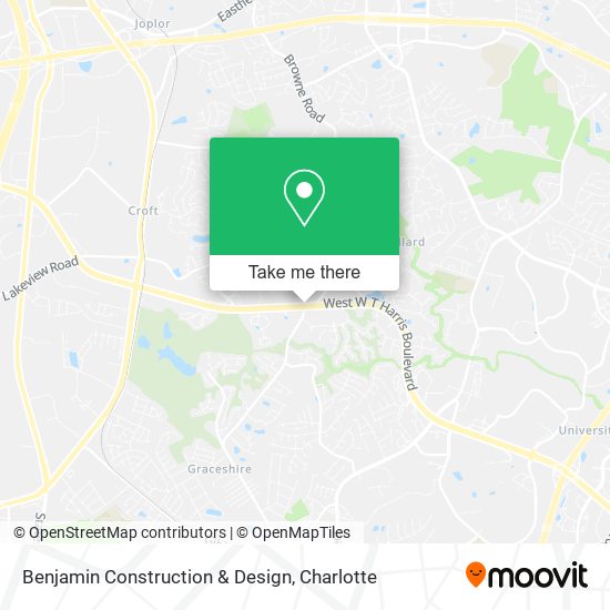 Mapa de Benjamin Construction & Design