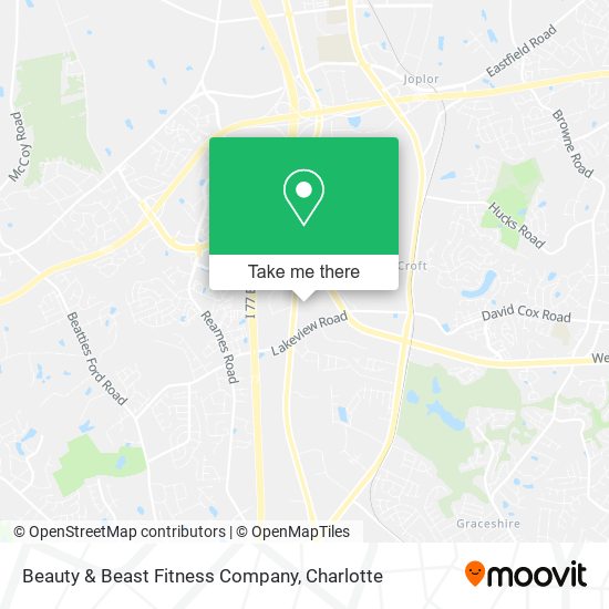 Mapa de Beauty & Beast Fitness Company