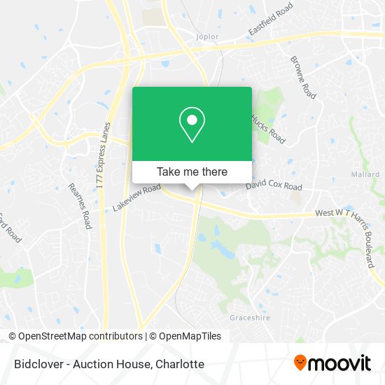 Bidclover - Auction House map