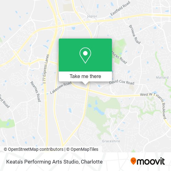 Mapa de Keata's Performing Arts Studio