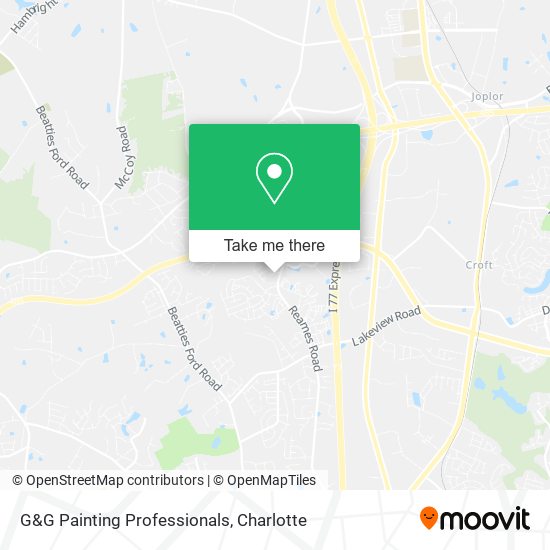 G&G Painting Professionals map
