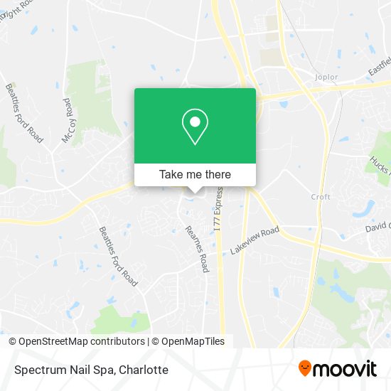 Spectrum Nail Spa map