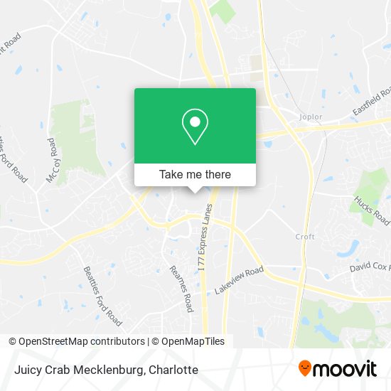 Mapa de Juicy Crab Mecklenburg
