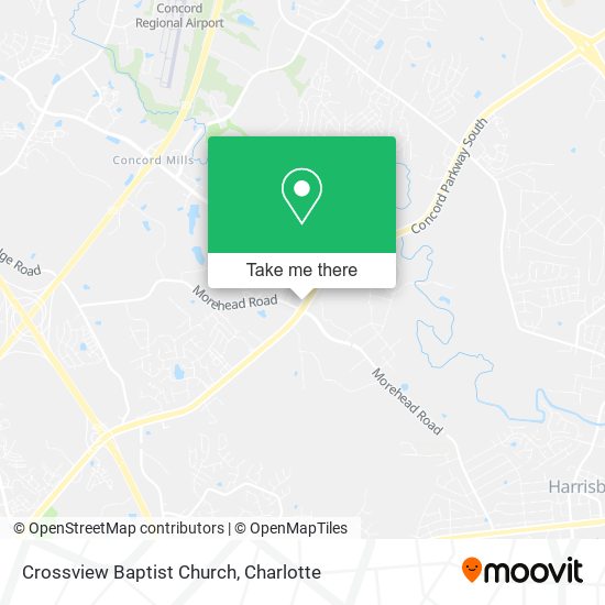 Mapa de Crossview Baptist Church