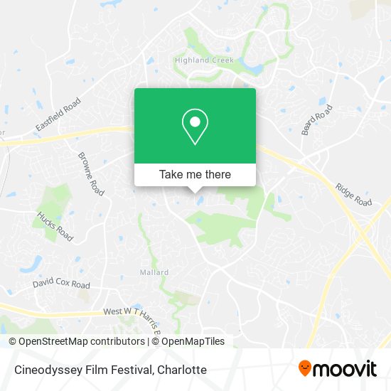 Cineodyssey Film Festival map