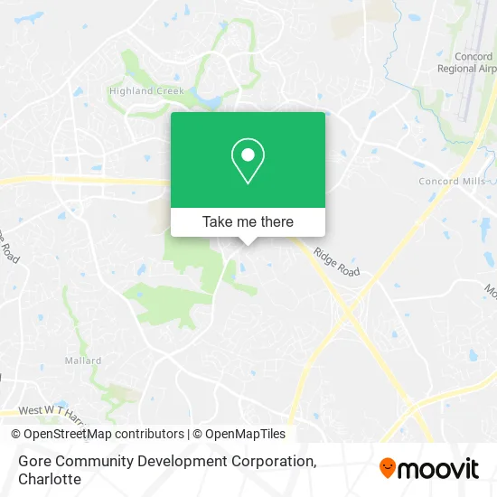 Gore Community Development Corporation map