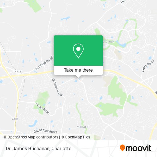 Dr. James Buchanan map