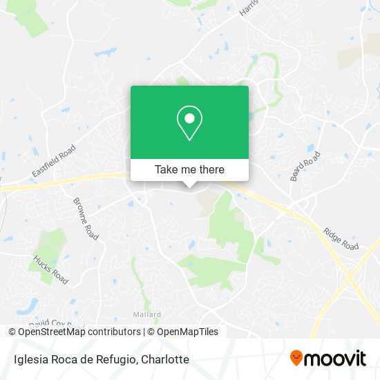 Mapa de Iglesia Roca de Refugio