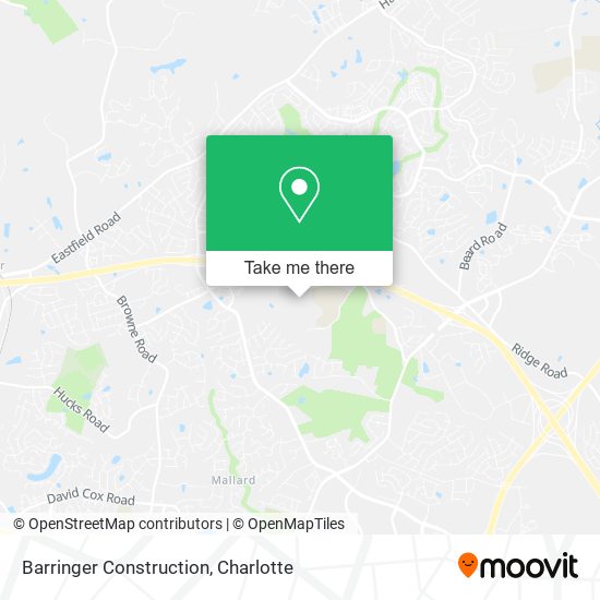 Mapa de Barringer Construction