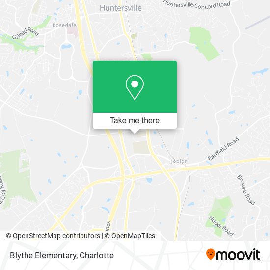 Blythe Elementary map