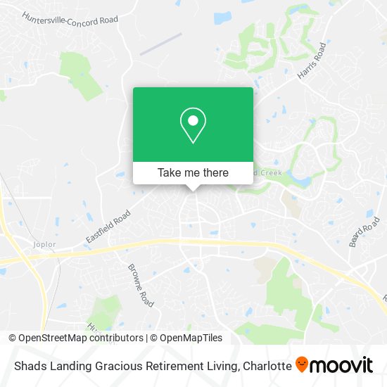 Shads Landing Gracious Retirement Living map