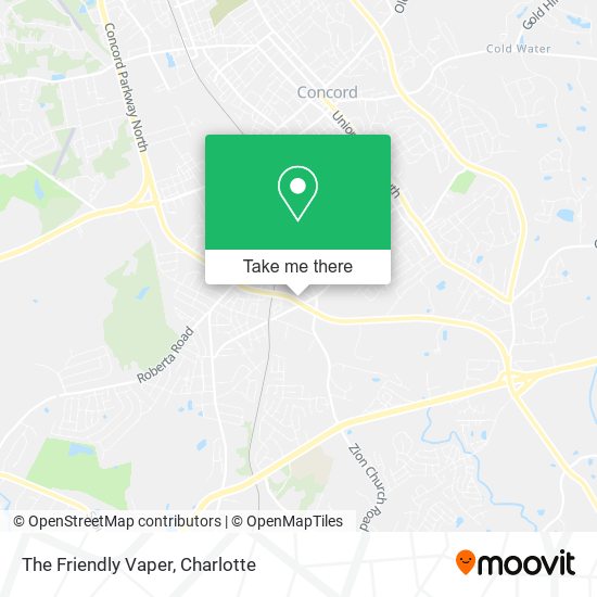 The Friendly Vaper map