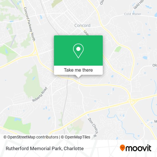 Mapa de Rutherford Memorial Park