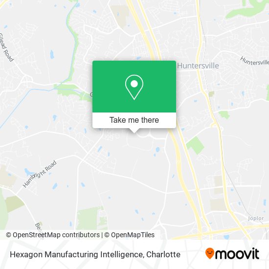 Mapa de Hexagon Manufacturing Intelligence