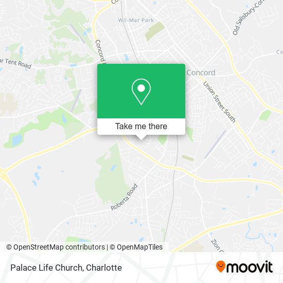 Palace Life Church map