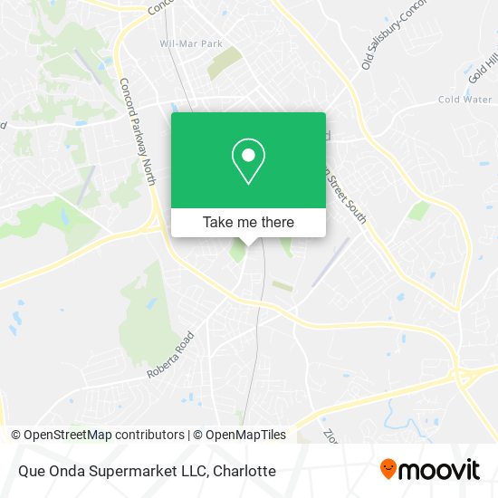 Mapa de Que Onda Supermarket LLC