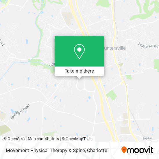 Movement Physical Therapy & Spine map