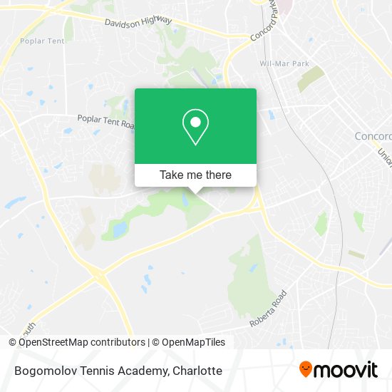 Mapa de Bogomolov Tennis Academy