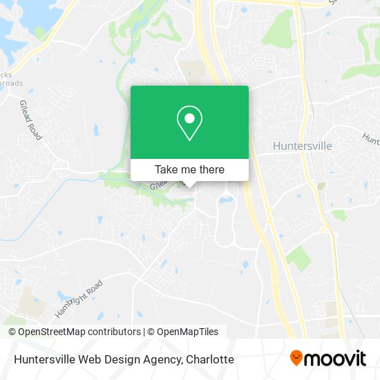 Huntersville Web Design Agency map