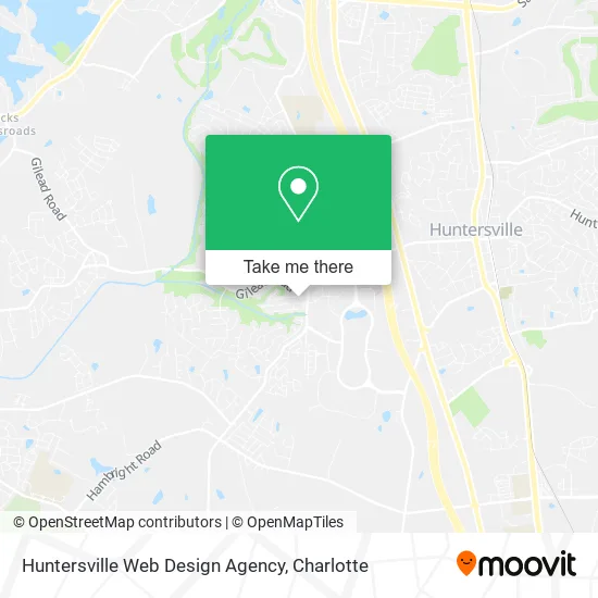 Huntersville Web Design Agency map