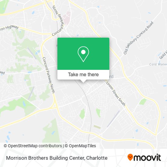 Morrison Brothers Building Center map