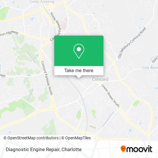 Mapa de Diagnostic Engine Repair