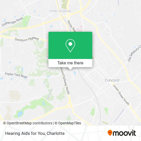 Hearing Aids for You map