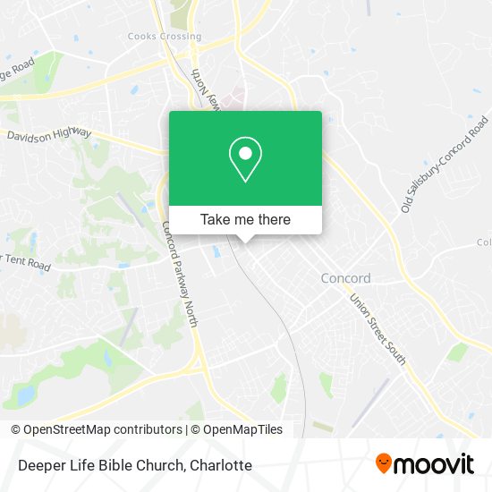 Mapa de Deeper Life Bible Church